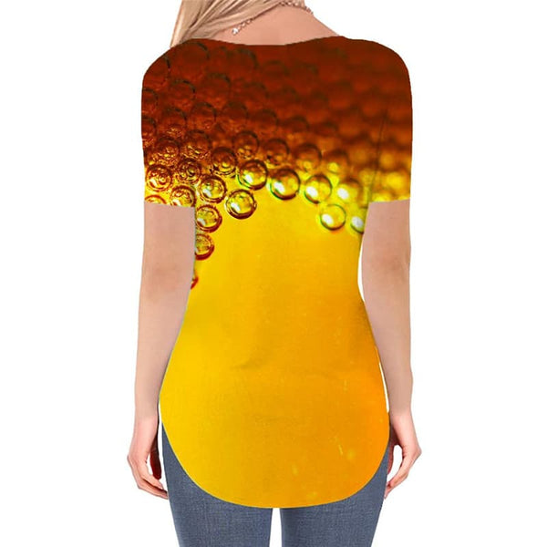 
Geometric T-shirt women Psychedelic T-shirts 3d Vortex Shirt Print Honeycomb V-neck Tshirt Honey Funny T shirts
                