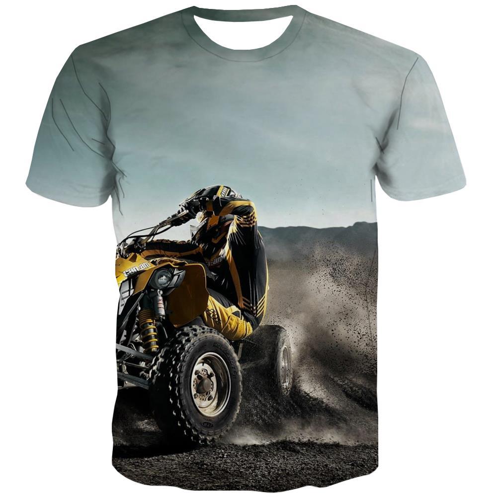 Jeep T-shirt Men Offroad T-shirts 3d car Tshirt Printed Short Sleeve Full Print - KYKU