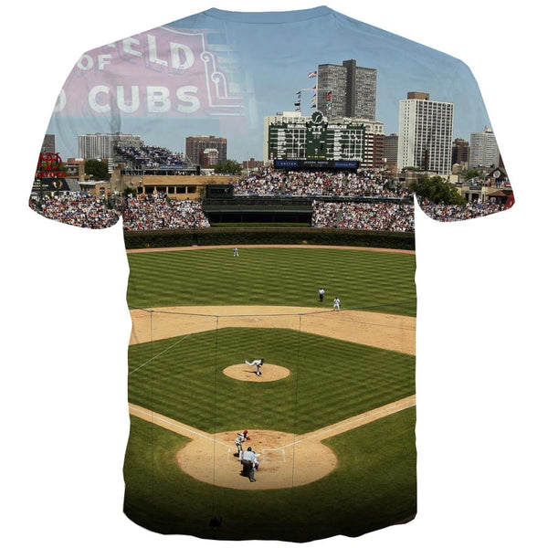 
Baseball T shirts Men Stadium Tshirts Novelty Game T shirts Funny White T-shirts 3d
                