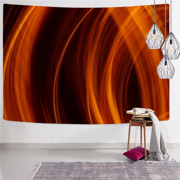 
Flame Tapiz Abstract Rug Wall Psychedelic Tenture Mandala Wall Hanging
                