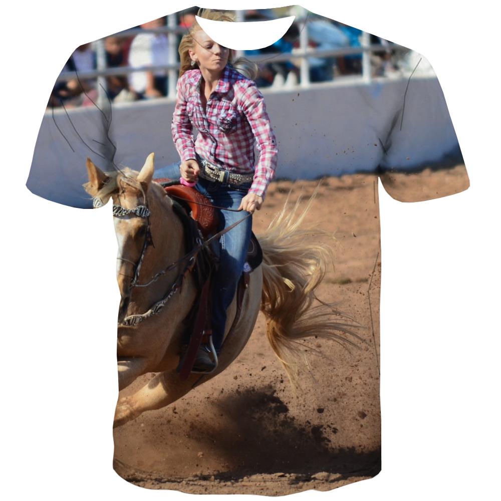 Borse T-shirt Men Competition Tshirt Printed Raced T-shirts Graphic Equestrian Tshirt Anime