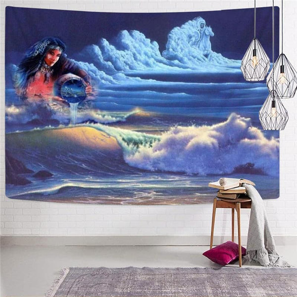 
Indios Tapiz Cloud Home Tapestrys Horse Rug Wall Decor Boho decor Witchcraft New
                
