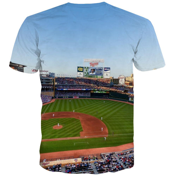 
Baseball T shirts Men Stadium T shirts Funny Game Tshirt Printed White Tshirt Anime
                