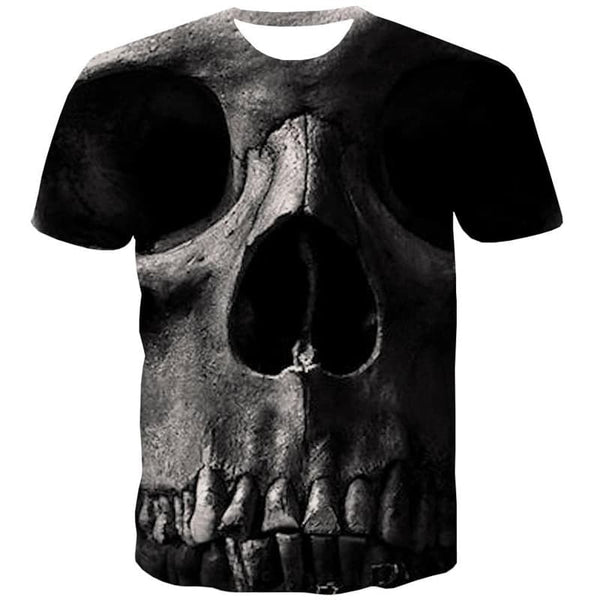 
Skull T-shirt Men Abstract Tshirt Printed Skeleton T-shirts 3d Funny Tshirts Casual
                