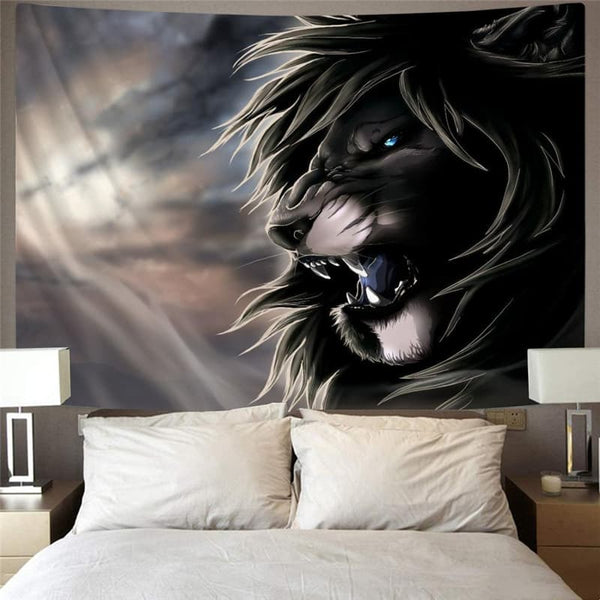 
Lion Tapestry Animal Tenture Mandala Anime Tapestries Street Rug Wall Harajuku Home Tapestrys
                