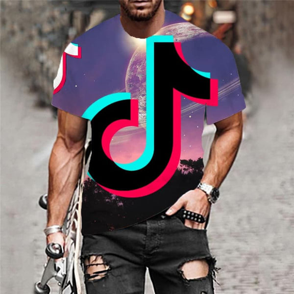 
Music T shirt Men Galaxy Funny T shirts Planet Tshirt Printed Sky T-shirts 3d Douyin Anime Clothes
                