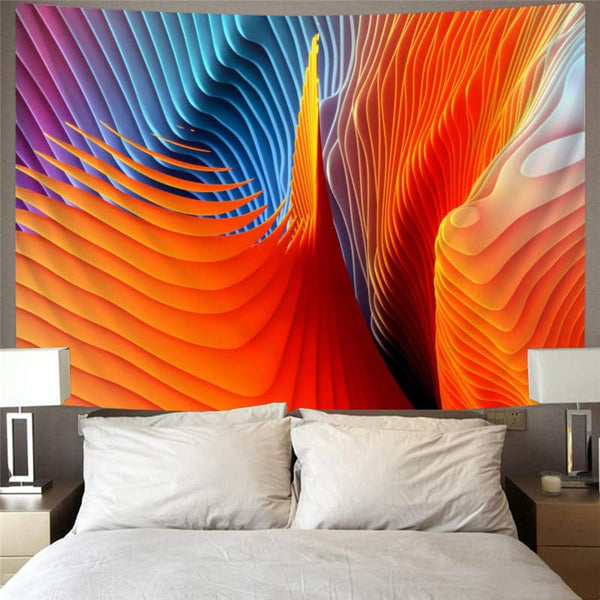 
Geometric Tapiz Psychedelic Tenture Mandala Vortex Tapestries Color Wall Tapestry
                