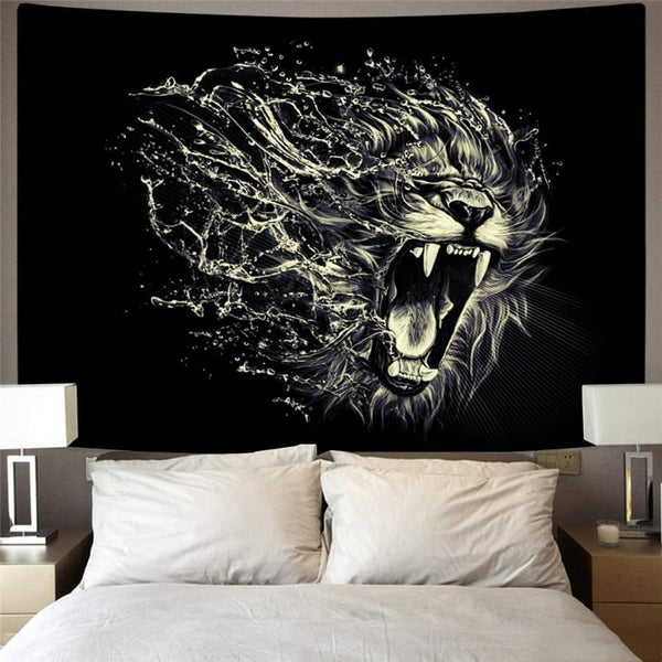
Lion Tapestry Animal Home Tapestrys Anime Tapestries Abstract Rug Wall Harajuku Tenture Mandala
                
