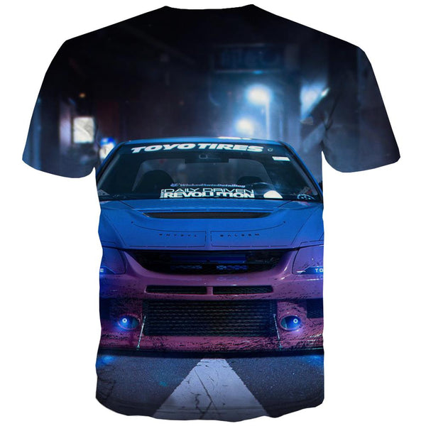 
Racing Car T-shirt Men Metal Tshirts Cool City T-shirts 3d Gray Tshirts Novelty Retro T-shirts Graphic
                