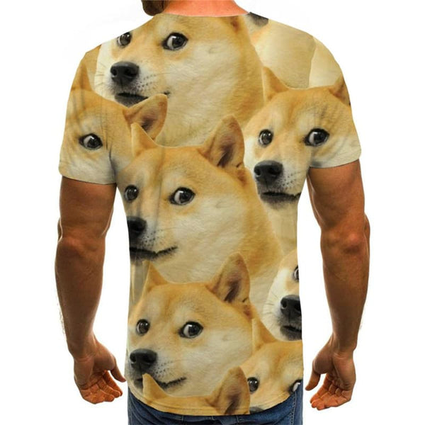 
Dog T shirt Men Animal Anime Clothes Lovely Funny T shirts Home Shirt Print
                