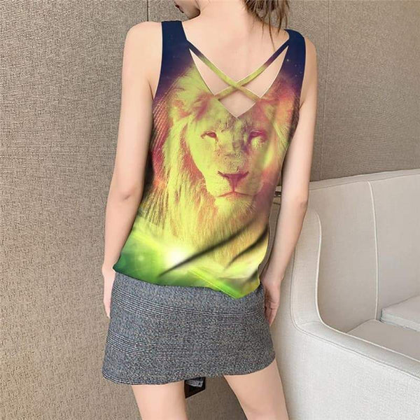 
Lion Tank-Top women Animal Vest Printed Anime Anime Clothes Galaxy Sleeveless 3d Colorful Tank Tops Casual - KYKU
                