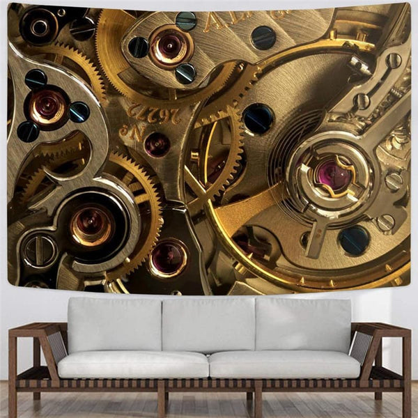 
Metal Tapestry Engine Rug Wall Gear Tenture Mandala Art Wall Tapestry Decor
                