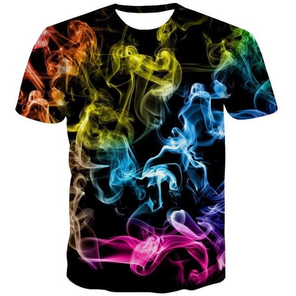 
Smoke Cloud T shirt Men Colorful Shirt Print Harajuku Funny T shirts Art Tshirt Printed
                