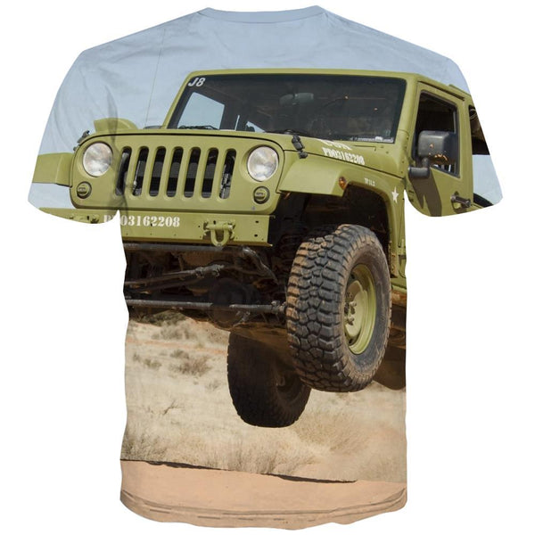 
Jeep T-shirt Men Offroad T-shirts 3d car T-shirts Graphic Short Sleeve Punk Rock - KYKU
                
