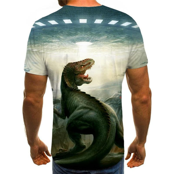 
Dinosaur T-shirt Men Animal Funny T shirts War Anime Clothes Hip Hop Tshirts Casual
                