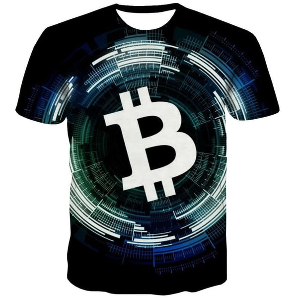 
Bitcoin T-shirt Men Harajuku Tshirt Printed Black Shirt Print Hip Hop Anime Clothes
                