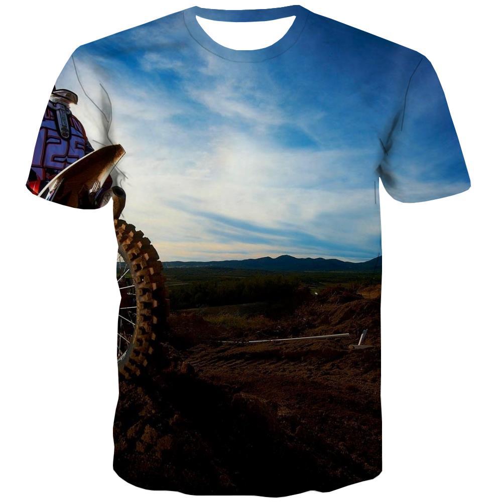 Motocross T-shirt Men motorcycle T shirts Funny Offroad Tshirts Cool - KYKU