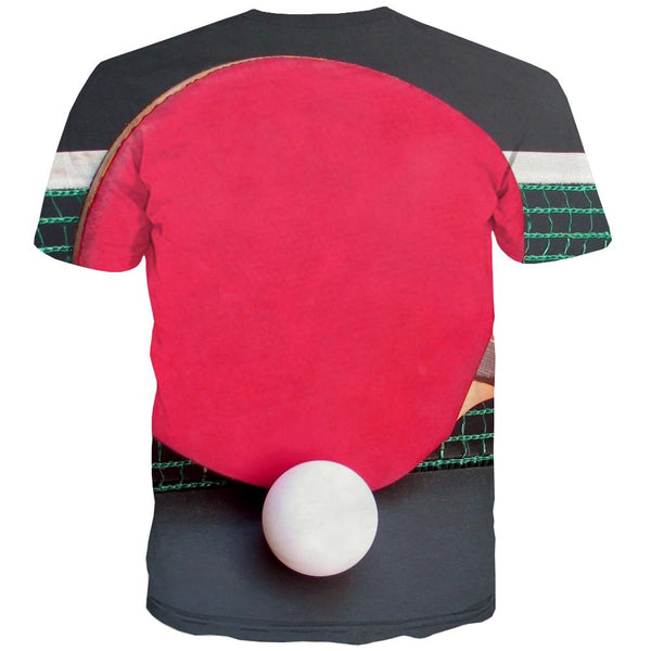 
Pingpong T shirts Men Game Tshirts Cool Movement Tshirts Casual Short Sleeve
                