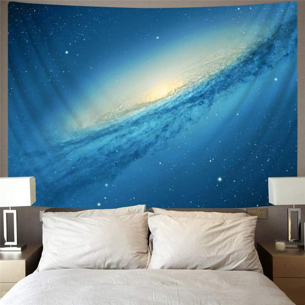 
Galaxy Tapestry Space Wall Tapestry Universe Tenture Mandala Blue Home Tapestrys
                