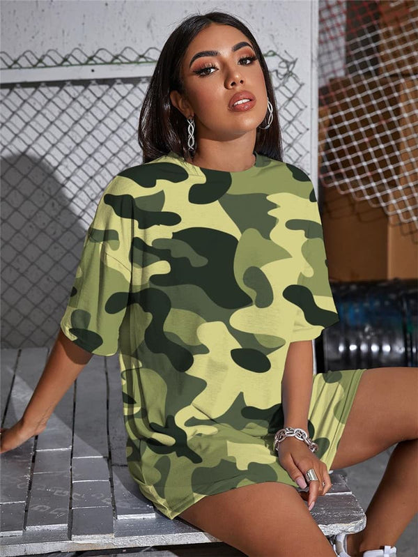 
Camouflage T Shirt Women Psychedelic Funny T shirts Abstract T-shirts 3d Harajuku Tshirt Printed
                