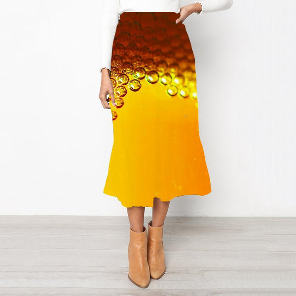 
Geometric Skirt Women Psychedelic School skirt Vortex Rock Frauen Honeycomb High waist skirts Honey Skirt Ladies - KYKU
                
