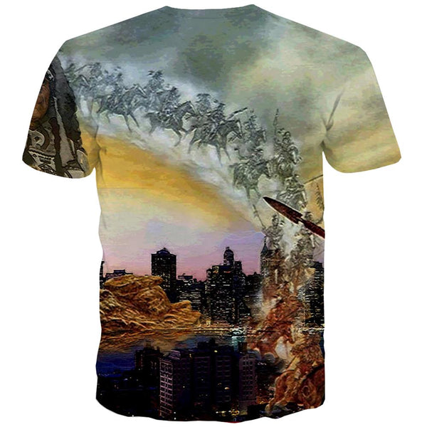 
Indians T-shirt Men Grassland T shirts Funny Sunset Tshirt Anime War Tshirts Novelty
                
