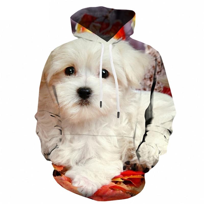 Christmas Sweatshirts men New Year Hoodie Print Animal Hooded Casual Harajuku Hoody Anime