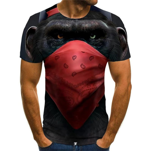 
Orangutan T shirt Men Animal Shirt Print Harajuku Anime Clothes Funny Tshirts Casual
                