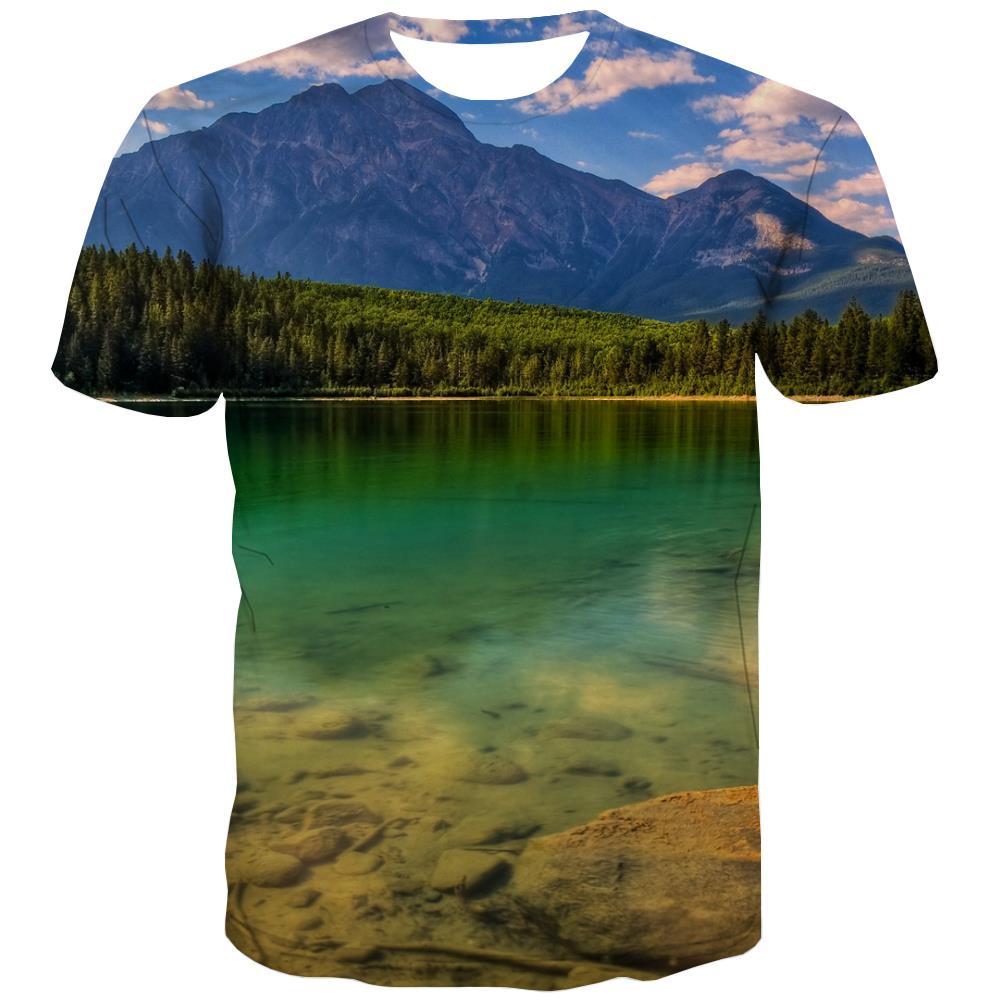 fishing T shirts Men fish T-shirts 3d Short Sleeve Hip hop New Streetwear Rock - KYKU