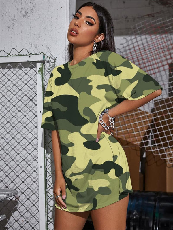 
Camouflage T Shirt Women Psychedelic Funny T shirts Abstract T-shirts 3d Harajuku Tshirt Printed
                