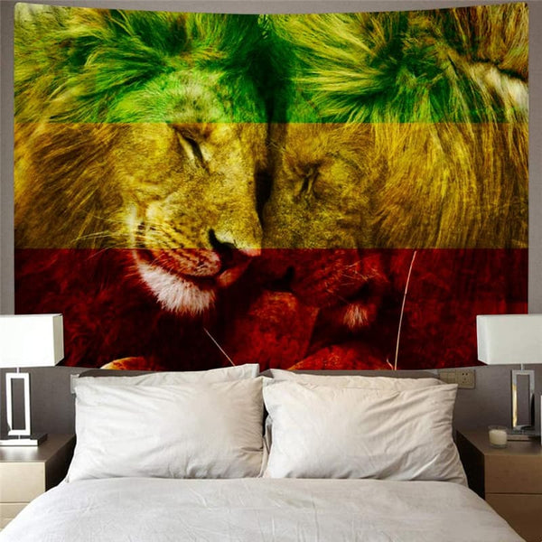 
Lion Tapiz Animal Tapestries Anime Rug Wall Love Wall Tapestry Family Tenture Mandala
                