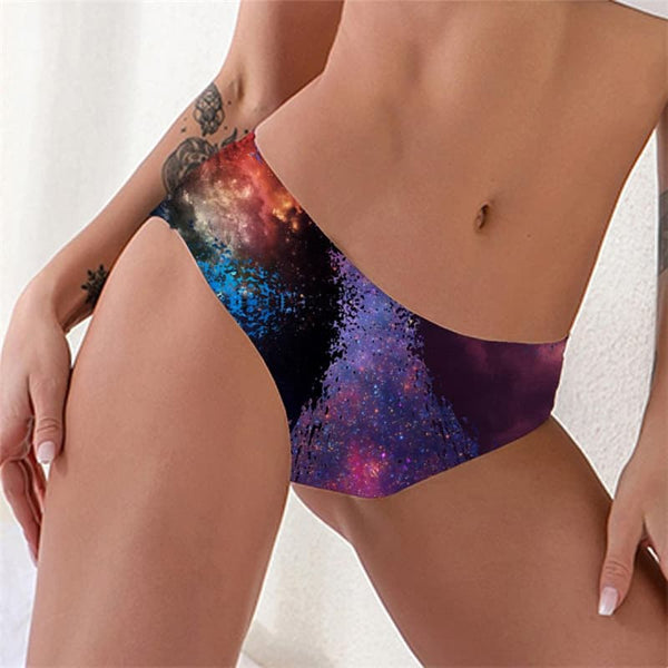 Galaxy Panties Women Space Seamless Universe Pantys Novel Underwear