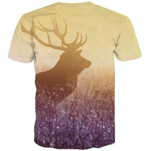 
Deer T-shirt Men Animal Tshirt Anime Straw Tshirts Casual Harajuku T-shirts Graphic - KYKU
                