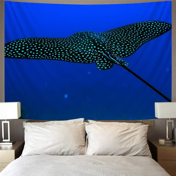 
Fish Tapestry Blue Wall Tapestry Animal Tapestries Tropical Home Tapestrys Gothic Tenture Mandala
                