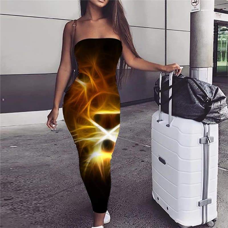 Lion Dress Women Animal Party Anime Ladies Dresses Hilarious Boho Harajuku 3d Print - KYKU