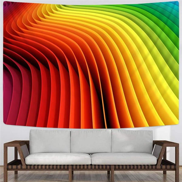 
Geometric Tapestry Psychedelic Wall Tapestry Vortex Tenture Mandala Rainbow Home Tapestrys
                