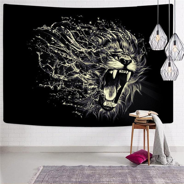
Lion Tapestry Animal Home Tapestrys Anime Tapestries Abstract Rug Wall Harajuku Tenture Mandala
                