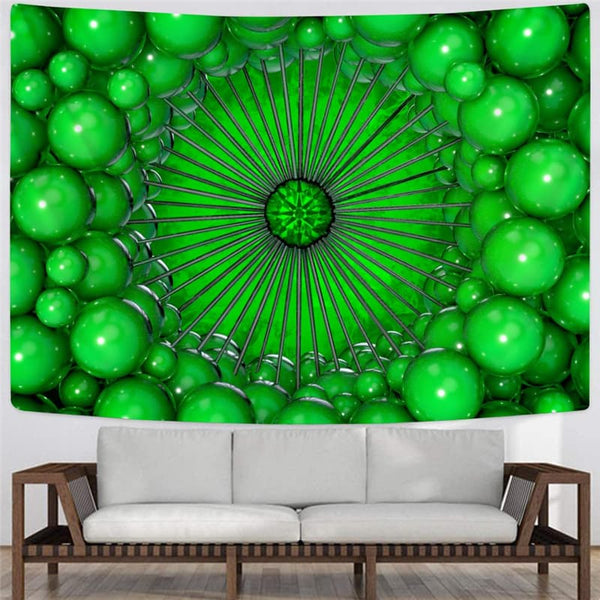 
Geometric Tapiz Psychedelic Home Tapestrys Vortex Rug Wall Ball Wall Tapestry Green Tapestries
                