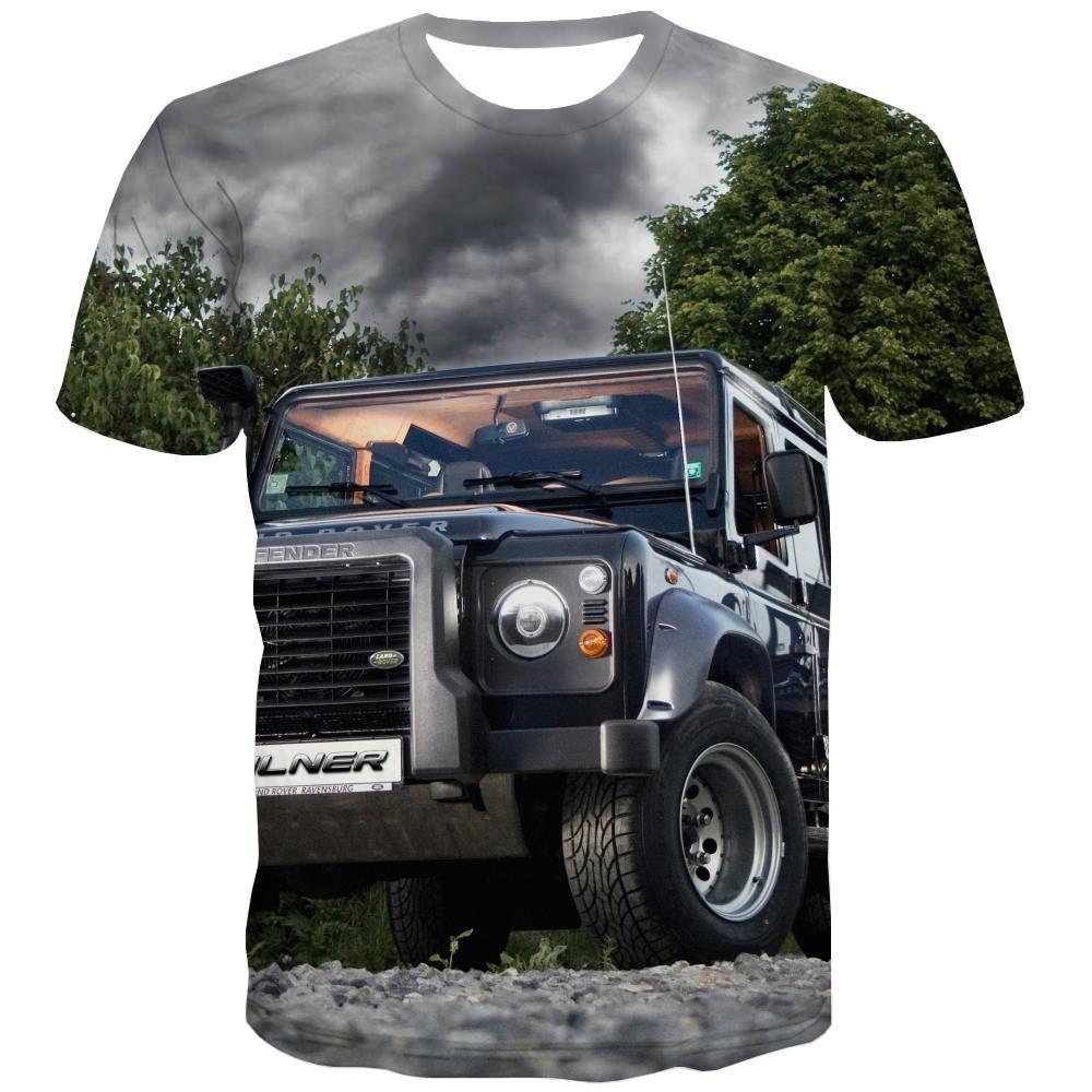 Jeep T-shirt Men Offroad Tshirts Novelty car Tshirt Anime Short Sleeve Fashion - KYKU