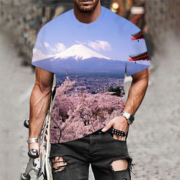 
Waves T-shirt Men Sail Anime Clothes Surf Funny T shirts Ocean Shirt Print
                