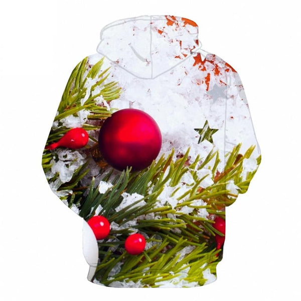 
Christmas Sweatshirts men Snow 3d Printed Hip Hop Hooded Casual New Year Hoody Anime
                