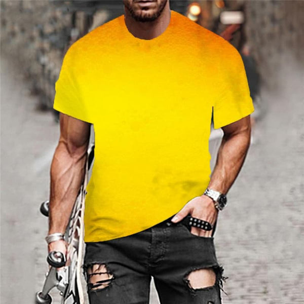 
Beer T-shirt Men Novel Shirt Print Gradient Anime Clothes Haraj Tshirts Casual
                