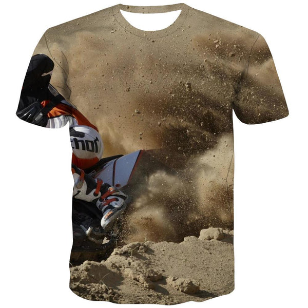 Motocross T shirts Men motorcycle Tshirt Anime Offroad Tshirt Printed - KYKU