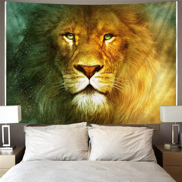
Lion Tapiz Animal Wall Tapestry Anime Tapestries Nebula Home Tapestrys Galaxy Rug Wall
                