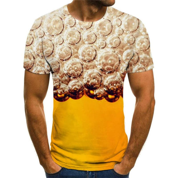 
Beer T-shirt Men Novel Tshirt Printed Funny T-shirts 3d Harajuku Anime Clothes
                