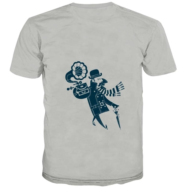 
Music T shirts Men Instrument Tshirt Anime Retro Shirt Print Electronic Tshirt Printed
                