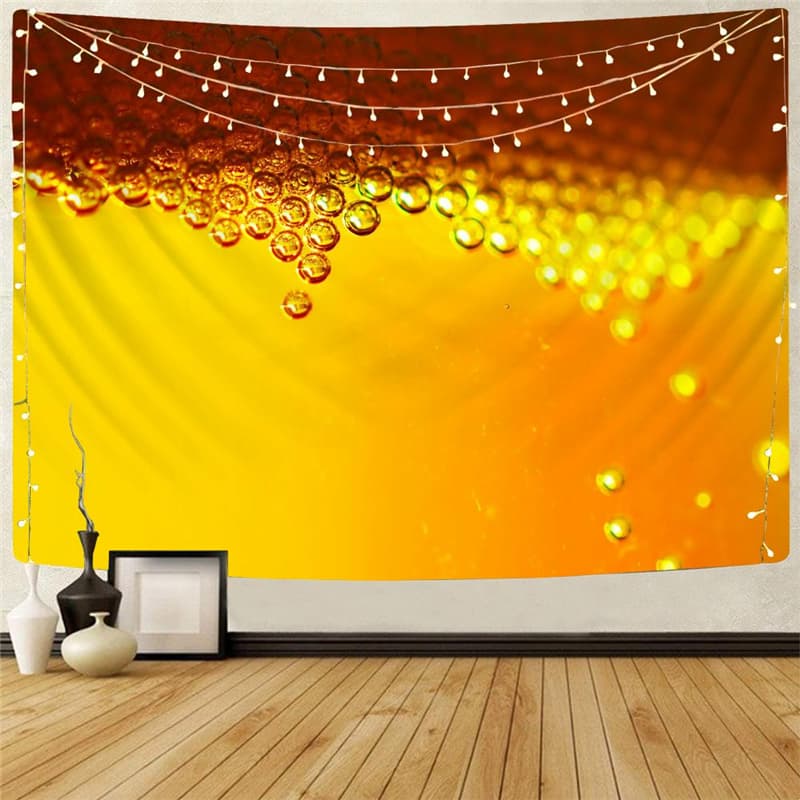 Geometric Tapestry Psychedelic Wall Tapestry Vortex Tenture Mandala Honeycomb Rug Wall Honey Home Tapestrys