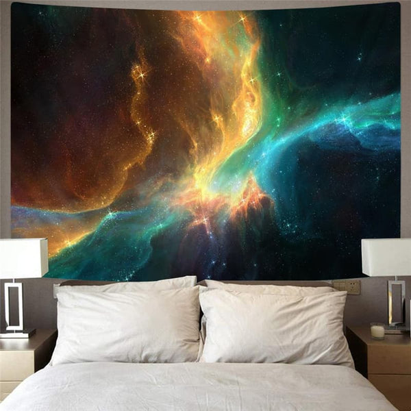 
Galaxy Tapiz Space Tenture Mandala Universe Wall Tapestry Colorful Tapestries
                