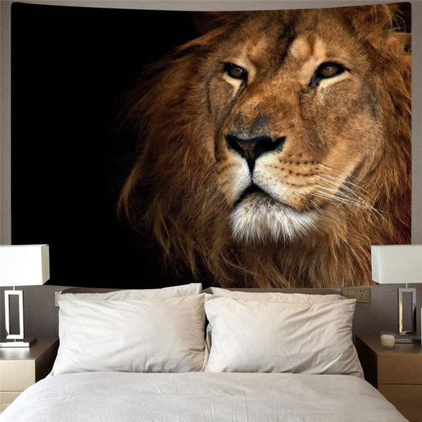 
Lion Tapiz Animal Tapestries Anime Rug Wall Harajuku Home Tapestrys Street Wall Tapestry
                