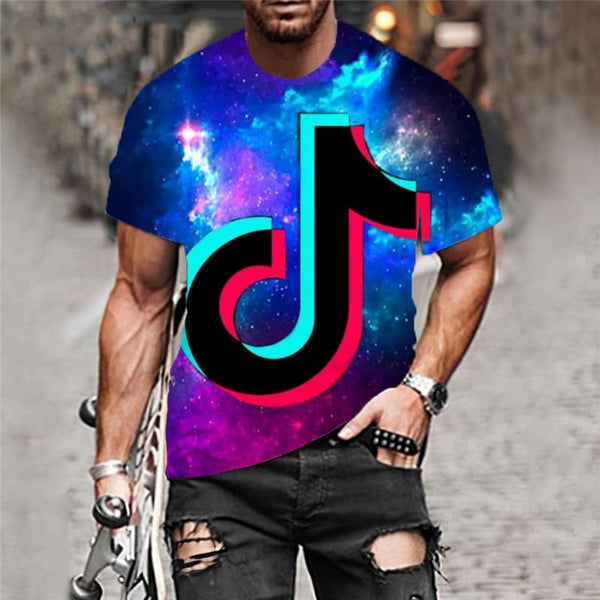 
Douyin T-shirt Men Galaxy T-shirts 3d Sky Shirt Print Party Anime Clothes
                
